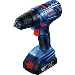 Bosch Professional 06019H1008 aku vrtací šroubovák 18 V Li-Ion, 06019H1008, vč. 2x aku