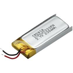 Renata ICP621333PA speciální akumulátor Prismatisch s kabelem Li-Pol 3.7 V 240 mAh