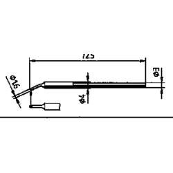 Ersa 212 WD pájecí hrot zkosený Velikost hrotů 1.6 mm Obsah 1 ks