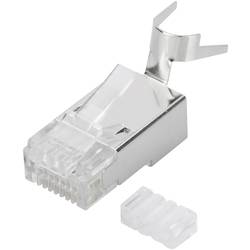 Digitus AK-219604 Modulární konektor RJ45 CAT 6A, stíněný AK-219604 zástrčka, rovná Počet pólů 8P8C 1 ks