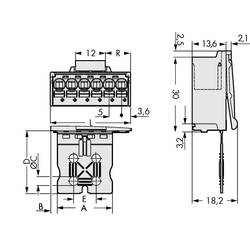 WAGO 2092 konektor do DPS 2, rozteč 5 mm, 2092-1502/002-000, 100 ks