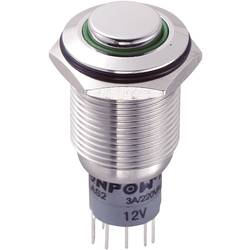 TRU COMPONENTS LAS2GQH-22E/G/12V/S/P, 701795 tlačítko antivandal, 16 mm, 250 V/AC, 3 A, 1 ks