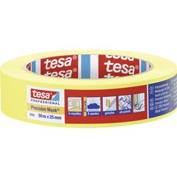 tesa PRECISION 04334-00001-00 krepová lepicí páska Precizní krep® žlutá (d x š) 50 m x 25 mm 1 ks