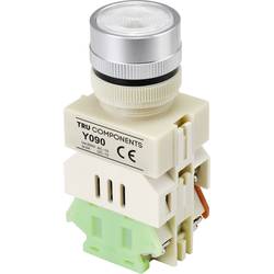 TRU COMPONENTS Y090, TC-9219088 tlačítko, 22 mm, 250 V/AC, 5 A, 1 ks