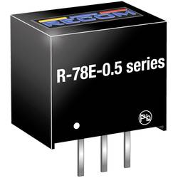 RECOM R-78E15-0.5 DC/DC měnič napětí do DPS 15 500 mA Počet výstupů: 1 x Obsah 1 ks