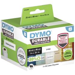 DYMO 2112285 etikety v roli 89 x 25 mm polypropylenová fólie bílá 700 ks trvalé univerzální etikety, Adresní nálepky