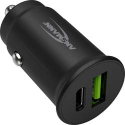 Ansmann InCar Charger CC230PD USB nabíječka 30 W do auta, pro nákladní vozidla Výstupní proud (max.) 3000 mA USB 2.0 zásuvka A, USB-C® zásuvka Počet výstupů: 2