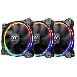 Thermaltake Riing 12 RGB Sync 3 Pack PC větrák s krytem černá, RGB (š x v x h) 120 x 120 x 25 mm včetně LED osvětlení