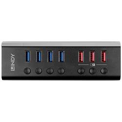 LINDY 43371 8 portů USB 3.0 hub černá