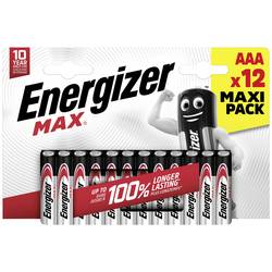 Energizer Max mikrotužková baterie AAA alkalicko-manganová 1.5 V 12 ks