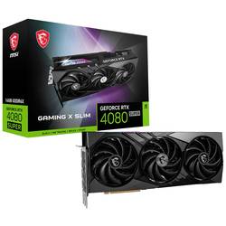 MSI grafická karta Nvidia GeForce RTX 4080 Super GAMING X SLIM 16 GB GDDR6X-RAM PCIe x16 DisplayPort, HDMI™ NVIDIA G-Sync