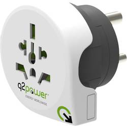 Q2 Power 1.100240 cestovní adaptér Welt nach Indien