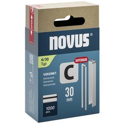 Novus Tools 042-0806 sponky s úzkým hřbetem Typ 4 1000 ks Rozměry (d x š x v) 30 x 6.1 x 30 mm