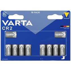 Varta LITHIUM Cylindr. CR2 Blli10 fotobaterie CR 2 lithiová 880 mAh 3 V 10 ks