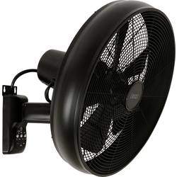 Lucci AIR BK nástěnný ventilátor, 50 W, (Ø x v) 410 mm x 460 mm, černá, 213124EU