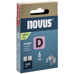 Novus Tools 042-0788 svorky z plochého drátu Typ 53F 1200 ks Rozměry (d x š x v) 6 x 11.3 x 6 mm