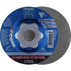 PFERD 64187116 CC-GRIND-SOLID 115 SGP STEEL brusný kotouč Průměr 115 mm Ø otvoru 22.23 mm 10 ks