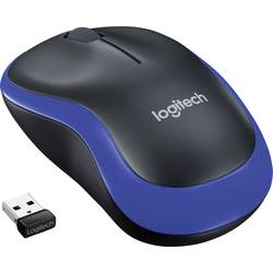 Logitech M185 drátová myš bezdrátový optická modrá 3 tlačítko 1000 dpi