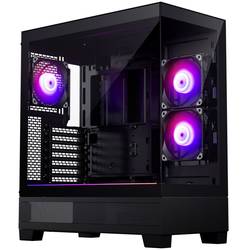 Phanteks Phanteks XT View Tempered Glass Windows, D-RGB - schwarz midi tower herní pouzdro, pouzdro, PC skříň černá