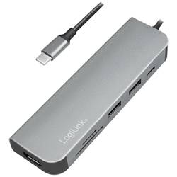 LogiLink UA0343 USB-C® (USB 3.1) Multiport hub hliník