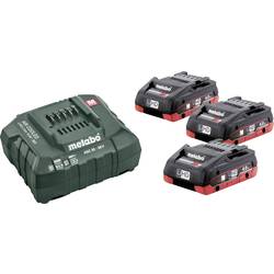 Metabo Basic-Set 3 x LiHD 4.0 Ah akumulátor do nářadí a nabíječka, 4.0 Ah LiHD , 685132000