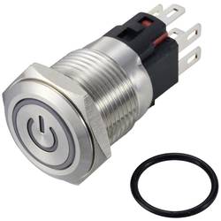 TRU COMPONENTS TC-12647396 tlačítko 250 V/AC 3 A 1x vyp/(zap) IP65 RGB bez aretace nerezová ocel 1 ks