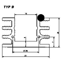 Fischer Elektronik 10022570 SK 76 37,5 SA chladič 6.5 K/W (d x š x v) 37.5 x 32 x 20 mm TO-220 , TO-126