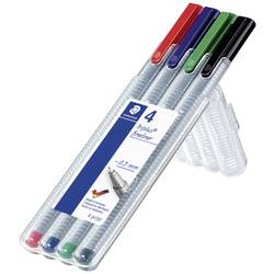 Staedtler triplus® 334 334 SB4 popisovač barevně tříděná 4 ks