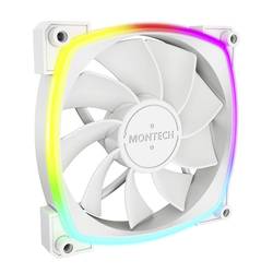 MONTECH RX120 PWM ARGB PC větrák s krytem bílá, šedá (š x v x h) 120 x 120 x 25 mm