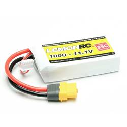 LemonRC akupack Li-Pol (modelářství) 11.1 V 1000 mAh Počet článků: 3 35 C Softcase XT60