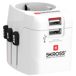 Skross 1302470 cestovní adaptér Pro Light USB (2xA) -World