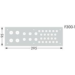 WAGO 850-819/002-001 přírubová deska (š x v) 295 mm x 95 mm 1 ks