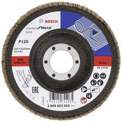 Bosch Accessories 2608603655 X431 vějířovitý brusný kotouč Průměr 115 mm Ø otvoru 22.33 mm ocel 1 ks