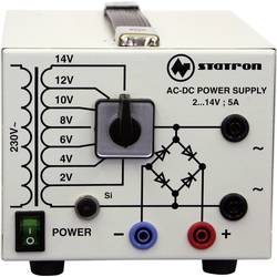 Statron 5359.3 laboratorní zdroj s nastavitelným napětím, 2 - 14 V/AC, 5 A, 75 W, výstup 2 x, 5359.3