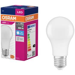 OSRAM 4099854109829 LED Energetická třída (EEK2021) F (A - G) E27 klasická žárovka 8.5 W = 60 W studená bílá (Ø x v) 60 mm x 60 mm 1 ks