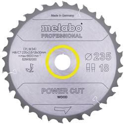 Metabo 628492000 pilový kotouč 235 x 30 x 2.6 mm Počet zubů (na palec): 18 1 ks