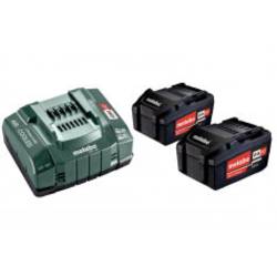 Metabo Basic-Set 2 x 5.2 Ah 685051000 akumulátor do nářadí a nabíječka 18 V 5.2 Ah Li-Ion