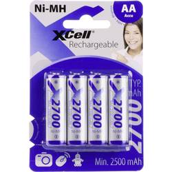 XCell X2700AA B4 akumulátor AA, Ni-MH, 2700 mAh, 1.2 V, 4 ks