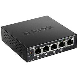 D-Link DGS-1005P/E síťový switch, 5 portů, 1 / 10 GBit/s