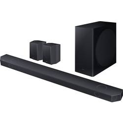 Samsung HW-Q935GC/ZG Surround System černá Bluetooth®, Dolby Atmos® , vč. bezdrátového subwooferu, Ovládání řečí , Wi-Fi, upevnění na zeď