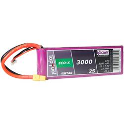 Hacker 93000231 akupack Li-Pol (modelářství), 7.4 V, 3000 mAh, články 2, 20 C, Softcase, XT60