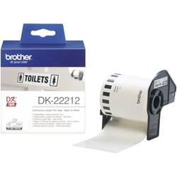 Brother DK-22212 etikety v roli 62 x 15.24 mm fólie bílá 1 ks trvalé DK22212 univerzální etikety