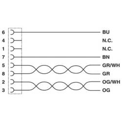 Phoenix Contact připojovací kabel pro senzory - aktory, 1428584, piny: 6, 5.00 m, 1 ks