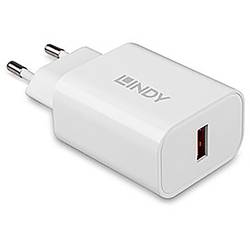 LINDY 18W USB Typ A Charger USB nabíječka 18 W vnitřní Výstupní proud (max.) 3 A USB A Počet výstupů: 1 x