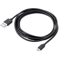 Akyga USB kabel USB-A zástrčka, USB Micro-B zástrčka 1.80 m černá AK-USB-01