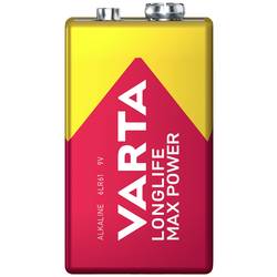 Varta LONGLIFE Max Power 9V Bli 1 baterie 9 V alkalicko-manganová 640 mAh 9 V 1 ks