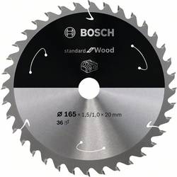 Bosch Accessories Bosch Power Tools 2608837686 tvrdokovový pilový kotouč 165 x 20 mm Počet zubů (na palec): 36 1 ks