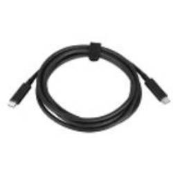 Lenovo USB kabel USB 2.0 USB-C ® zástrčka, USB-C ® zástrčka 2.00 m černá 4X90Q59480