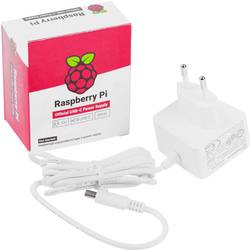 Raspberry Pi® Raspberry Pi zásuvkový napájecí adaptér, stálé napětí Vhodné pro (vývojové sady): Raspberry Pi Výstupní proud (max.) 5000 mA 1 x USB-C® zástrčka