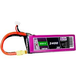 Hacker 92400231 akupack Li-Pol (modelářství), 7.4 V, 2400 mAh, články 2, 25 C, Softcase, XT60